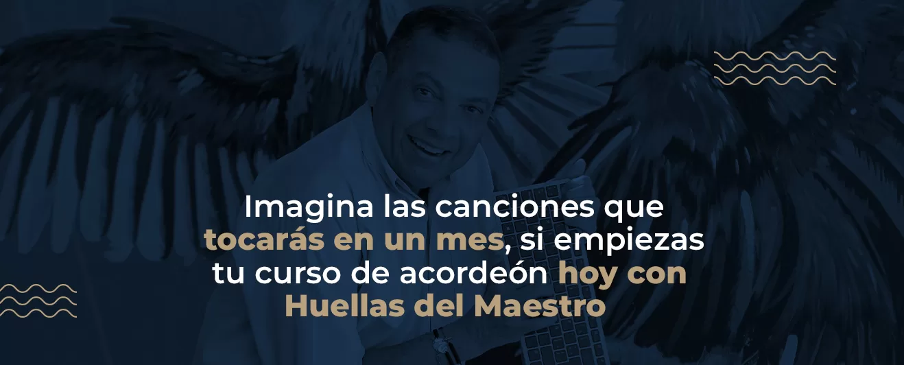Maestro Cocha Molina enseñando acordeón vallenato online Curso de acordeón digital plataforma virtual Estudiante aprendiendo acordeón en línea